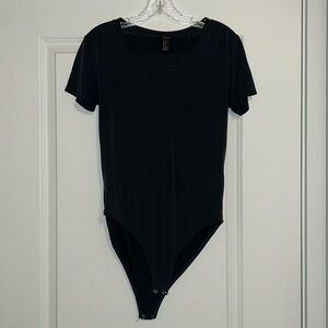 Dark Gray Forever 21 Bodysuit - Medium